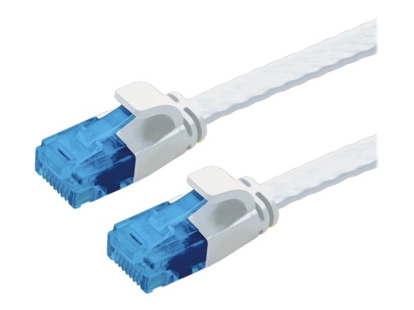 VALUE 21992064 RJ45 Netzwerkkabel, Patchkabel CAT 6a U/UTP 1.50 m Weiß 1 St.