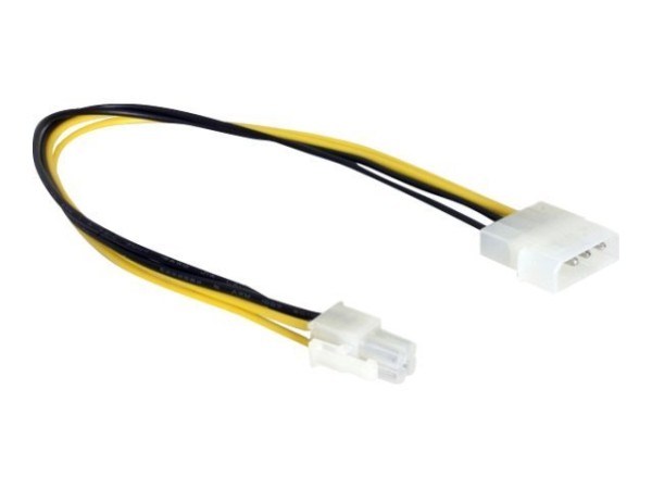 Delock Kabel P4 Stecker > Molex 4pin Stecker 30cm