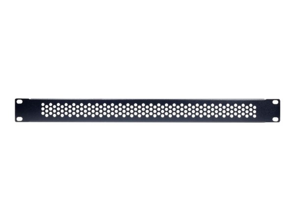 INTERTECH IPC 19" Lochblende 1HE, 45x482x11mm, RAL 9005