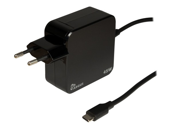 INTERTECH Stecker-Netzteil PD-2045 45W USB-C schwarz