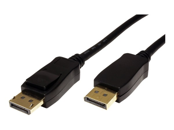 VALUE DisplayPort Kabel v1.3 v1.4 DP ST - ST schwarz 3,0m