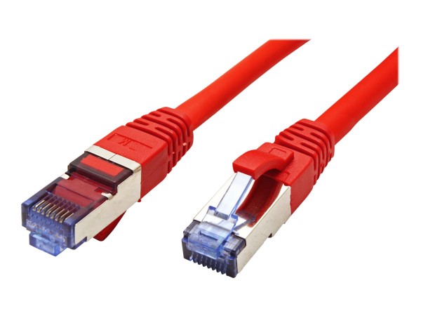 VALUE S/FTP Patchkabel Kat6A rot 0.3m - PIMF - SFTP (21.99.1924)