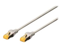 DIGITUS Professional - Patch-Kabel - RJ-45 (M) - RJ-45 - 1 m - SFTP - CAT 6a - glatt, halogenfrei, m