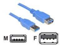 DELOCK Kabel USB 3.0 Verlaengerung, A/A 3m St/Bu