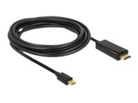 DELOCK 83700 Kabel mini DisplayPort 1.2 Stecker > HDMI-A Stecker 3 m schwarz 4K