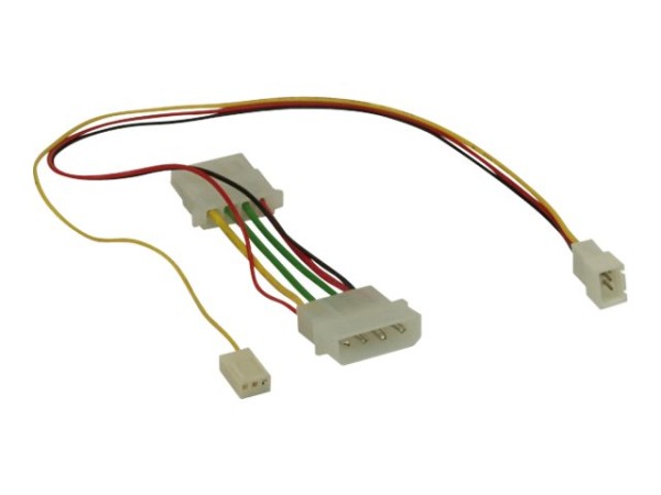 INLINE Lüfter Adapterkabel, 12V --> 7V, mit Tachosignal