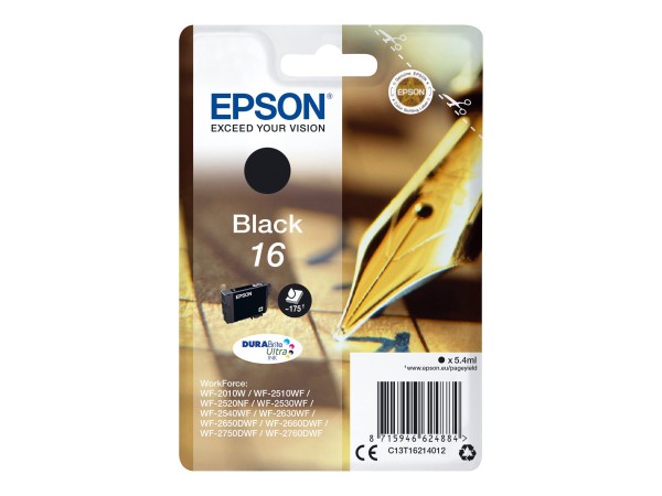 EPSON 16 Schwarz Tintenpatrone