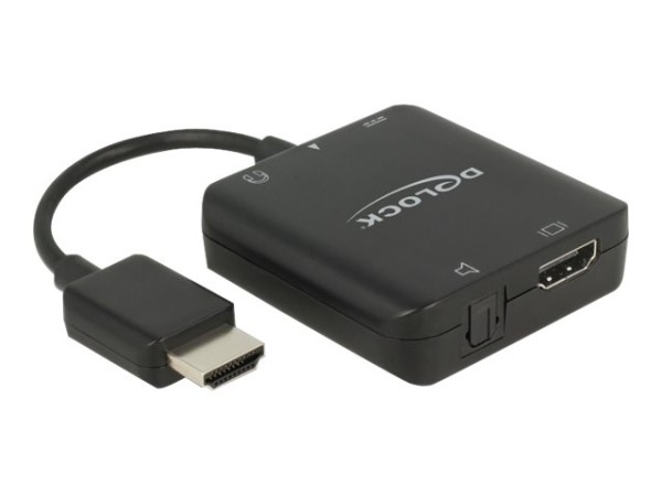 DELOCK HDMI Audio Extraktor 4k 60Hz kompakt