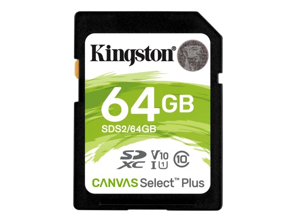 KINGSTON 64GB SDXC CANVAS SELECT PLUS