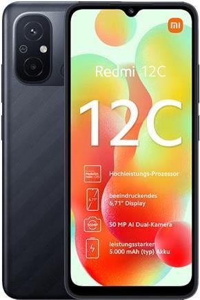 XIAOMI Redmi 12C 3GB 64GB grau (MZB0DKXEU)