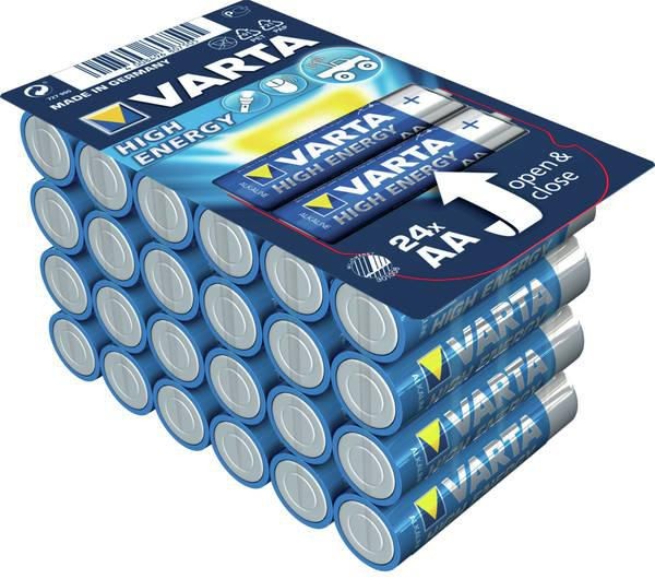 VARTA Batterie High Energy Mignon AA Big Box 24