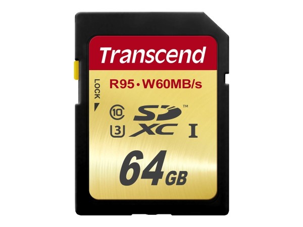 TRANSCEND SDXC UHS-I U3 64GB