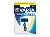 Original 9V Lithium Batterie VARTA PROFESSIONAL 6122 Original