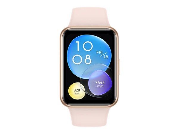 HUAWEI Watch Fit 2 Active - Sakura pink - intelligente Uhr mit Riemen - Silikon - Sakura Pink - Hand