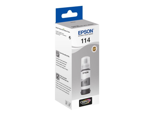 EPSON Ink/114 EcoTank Grey ink bottle