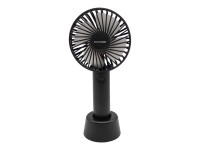 REALPOWER Mobile Fan, Micro-USB schwarz, Ventilator mit Akku