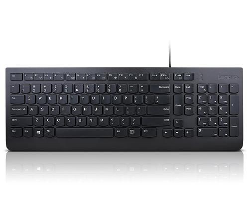 LENOVO Essential Wired Keyboard (Black) - US Euro103P