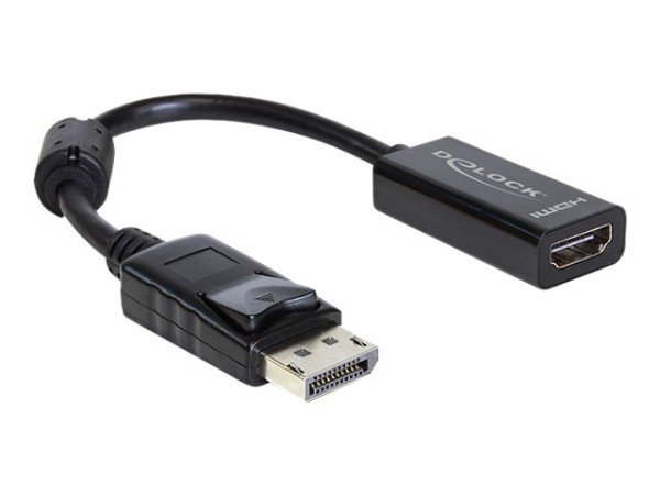 DELOCK Adapter DP-St > HDMI-Bu 22,5cm black