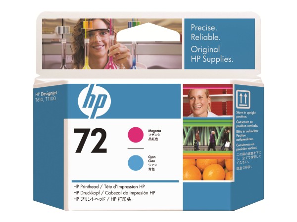 HP 72 Cyan, Magenta Druckkopf