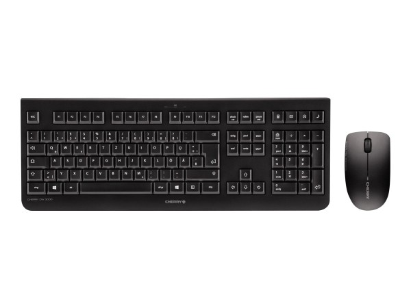 CHERRY DW 3000 Keyboard and Mouse Set - BLACK - USB (DE)