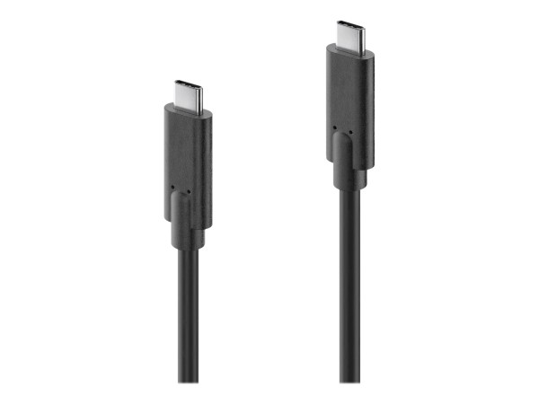 PURELINK iSeries Premium - USB-Kabel - USB-C (M) bis USB-C (M) - USB 3.1 Gen 2 - 20 V - 3 A - 1 m -