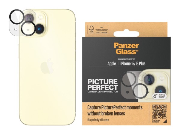 PANZERGLASS PicturePerfect Kameraschutz Apple iPhone 15/15 Plus
