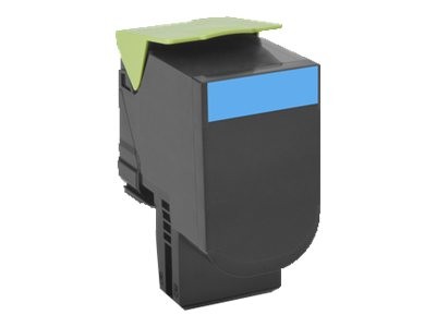 LEXMARK 802HC Cyan Tonerpatrone LCCP, LRP