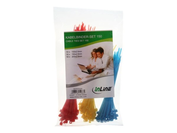 INLINE ® Kabelbinder-Set,150stk.