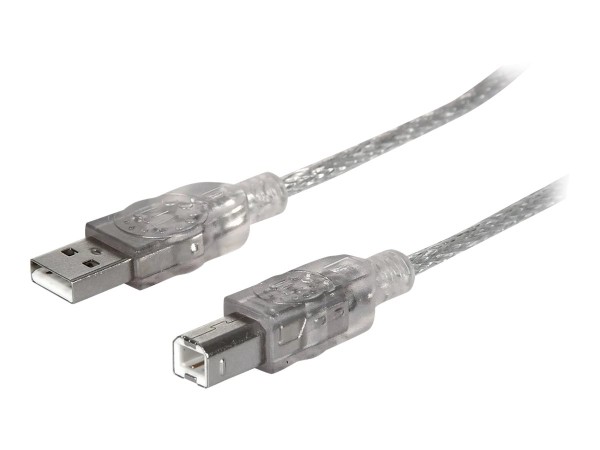 MANHATTAN Kabel Manhattan USB2 ST-A/ST-B [sr] 1,8m 10er