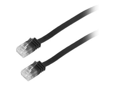 HERWECK Helos ultra flaches Patchkabel U/FTP Cat 6a gelb 15,0m - ultra flaches Patchkabel für Verwen