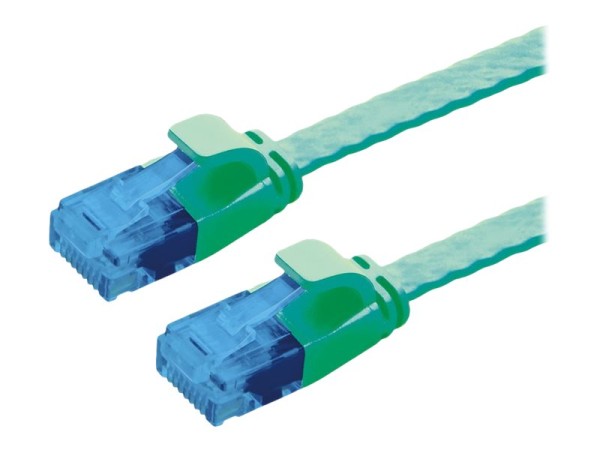 VALUE 21992043 RJ45 Netzwerkkabel, Patchkabel CAT 6a U/UTP 3.00 m Grün 1 St.