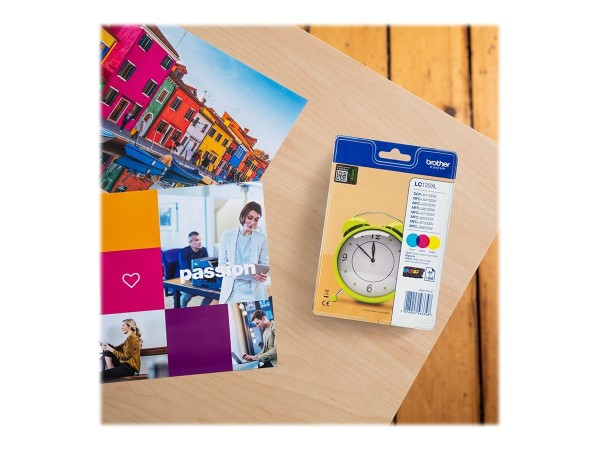 BROTHER LC125XL Rainbow Pack Gelb, Cyan, Magenta Tintenpatrone