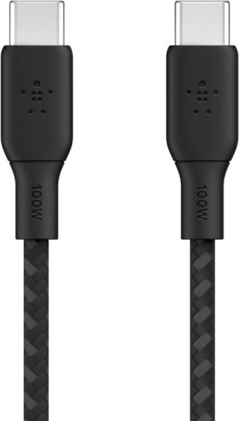 BELKIN BOOST CHARGE - USB-Kabel - USB-C (M) zu USB-C (M) - 3 m - Schwarz