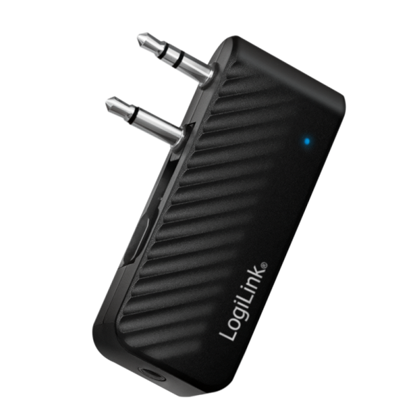 LOGILINK Bluetooth 5.1 Audiosender, Reichweite bis 7m, schw.