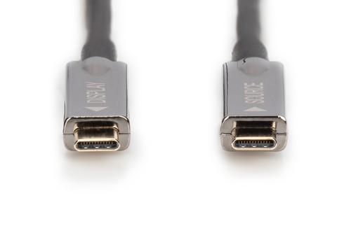 DIGITUS USB Type-C-USB Type-C AOC Hybrid FO cable 4K 60Hz USB 3.1 SPEC 20m