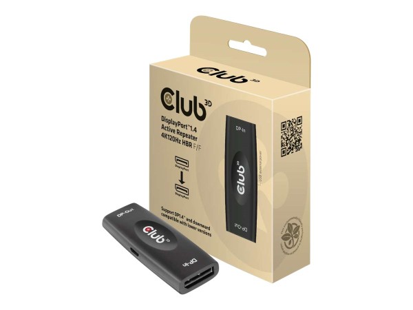 CLUB3D Repeater DisplayPort 1.4 > DisplayPort 1.4 akt. Bu/Bu retail