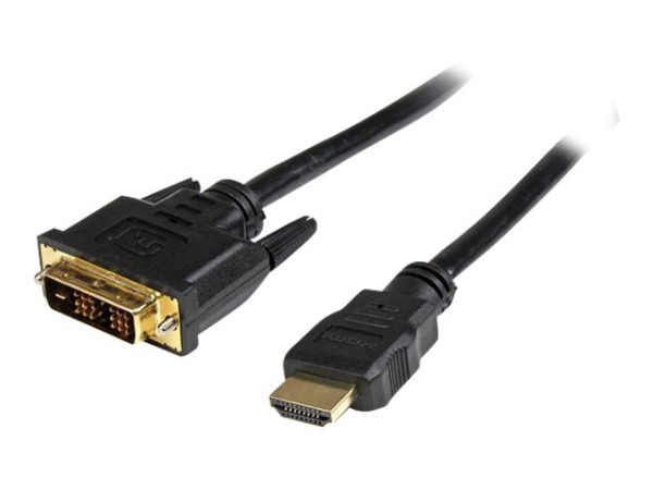 STARTECH.COM 1m HDMI auf DVI-D Kabel - HDMI zu DVI Adapterkabel bidirektional - St/St