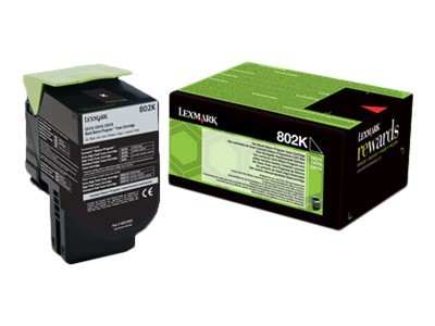 LEXMARK 802K Schwarz Tonerpatrone LCCP, LRP