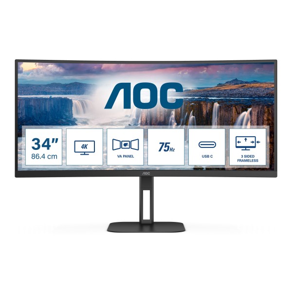 AOC CU34V5C Curved Monitor 86,4cm (34")