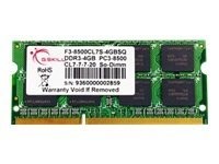 DDR3-RAM 4GB PC3-8500S CL7 G.Skill