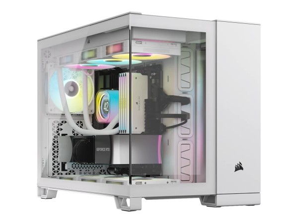 CORSAIR Geh Midi 2500X (Tempered Glass) White