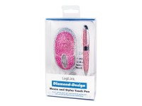 LOGILINK ID0124 Diamond Mouse inkl. Stylus Pen rosa