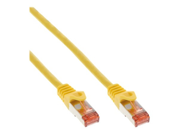 INTOS ELECTRONIC INLINE - Patch-Kabel - RJ-45 (M) bis RJ-45 (M) - 1 m - SFTP, PiMF - CAT 6 - geformt