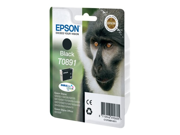 EPSON T0891 Schwarz Tintenpatrone