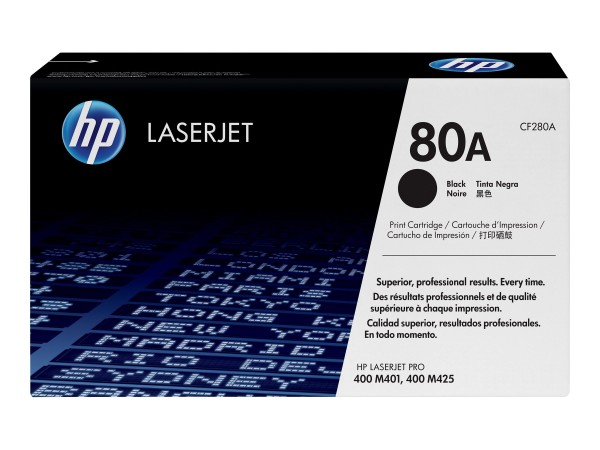 HP 80A Schwarz LaserJet Tonerpatrone (CF280A)