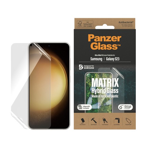 PANZERGLASS S. Galaxy S 2023 UWF PET-Flaschen AB wA