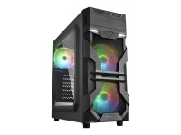 SHARKOON VG7-W RGB Computergehäuse mit Sichtfenster