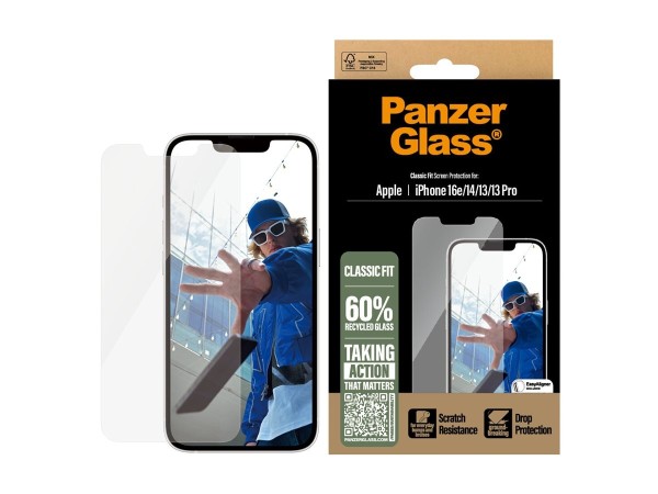 PANZERGLASS Screen Protector Classic Fit iPhone 16e