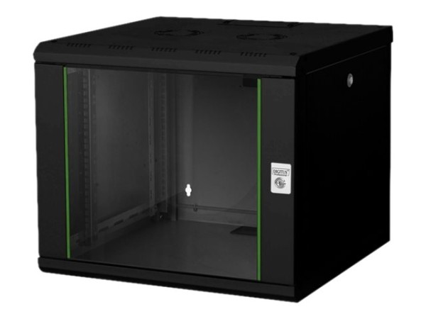 DIGITUS 9HE Wandgehäuse Unique 509x600x600mm Farbe Schwarz RAL 9005