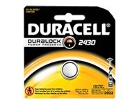 DURACELL Batterie Duracell Knopfzelle CR2430 3V Lithium       1St.